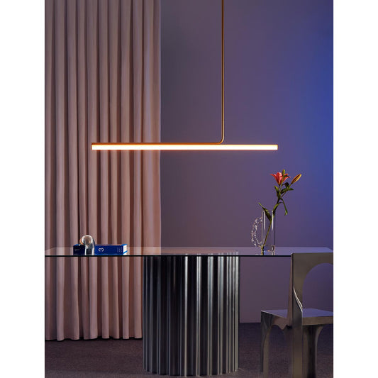 Ambrosia 120 Suspension Light | Matt Gold Stucture