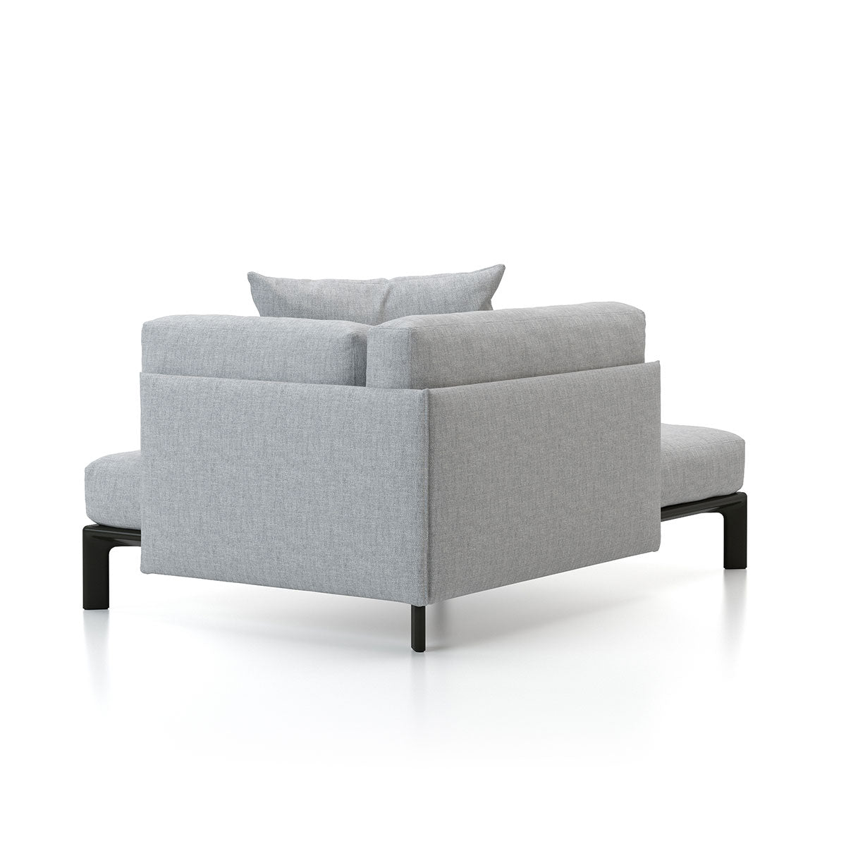 Anagram 1700mm Chaise | Dumet 06 Pebble Melange Upholstery