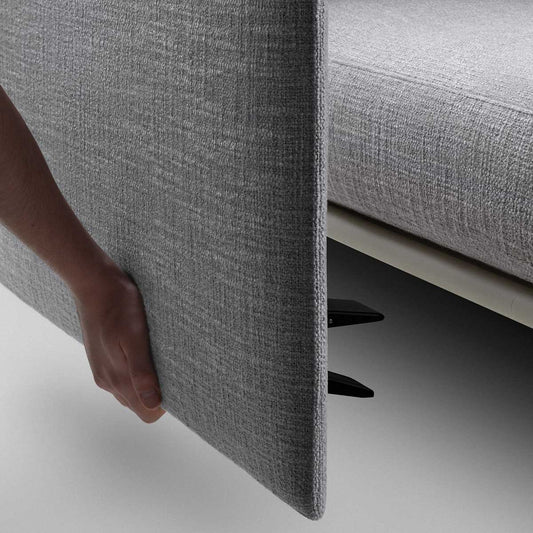 Anagram 2300mm Sofa | Dumet 06 Pebble Melange Upholstery