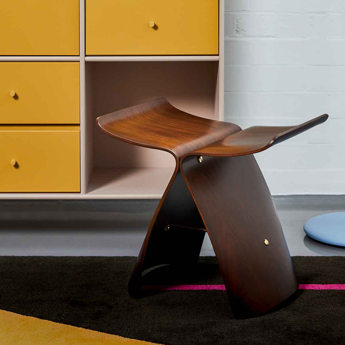 Butterfly Stool | Moulded Palisander Plywood