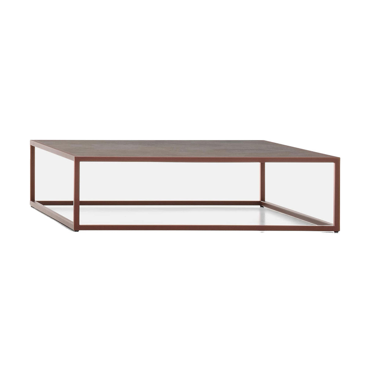 Arpa Square Coffee Table | Black Calce Ceramic Top