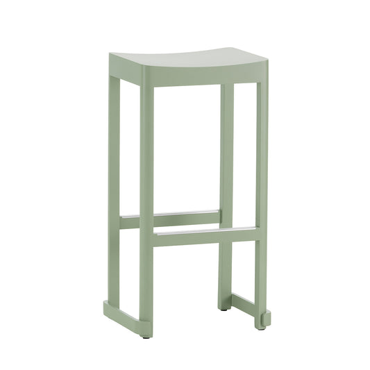 Atelier Bar Stool | Green Lacquered Beech