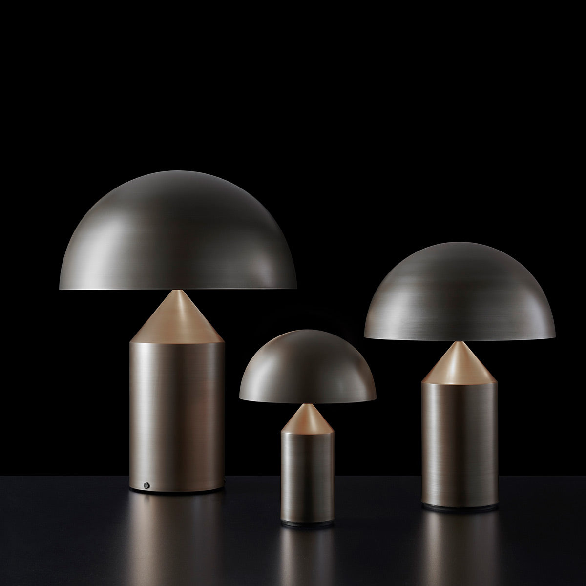 Atollo Medium Lamp | Satin Bronze