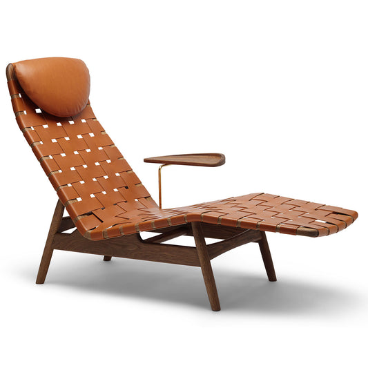 Sibast AV Egoist Chaise Longue | Brandy Leather