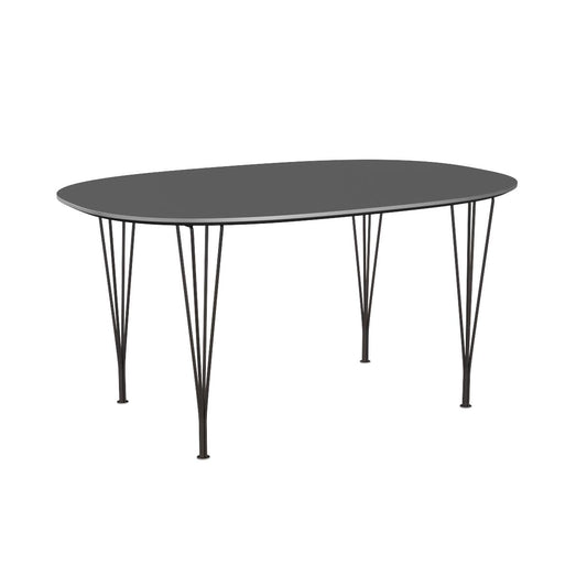 Superellipse Dining Table | Grey Bromo Fenix Top