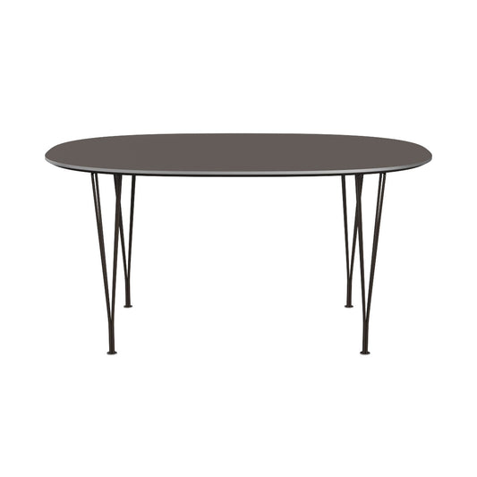 Superellipse Dining Table | Grey Laminate Top