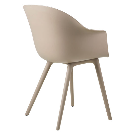 Bat Outdoor Dining Chair | New Beige Plastic