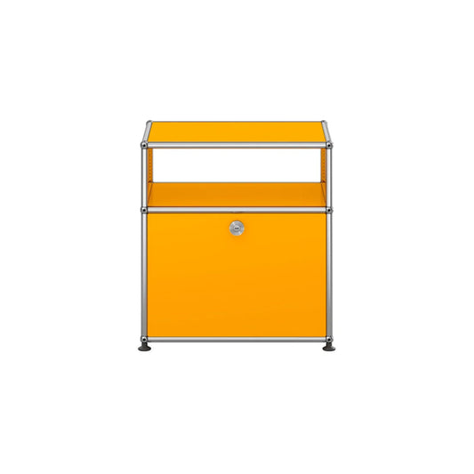 USM Bedside Unit | Golden Yellow Lacquer Panels
