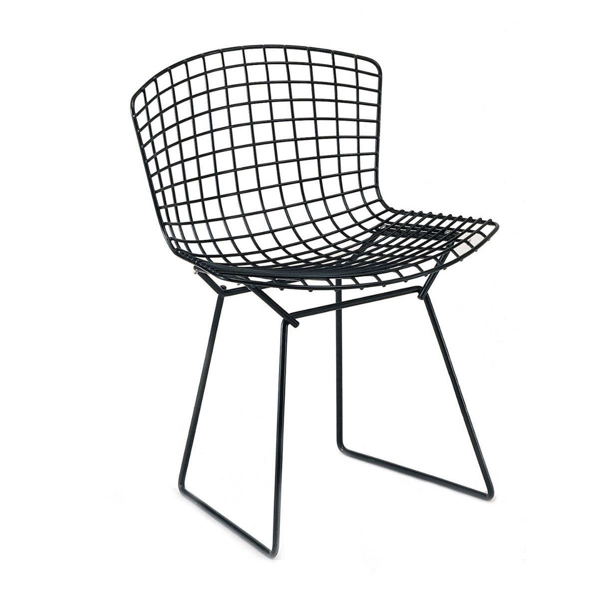 Bertoia Side Chair | Black Rilsan Coated Frame