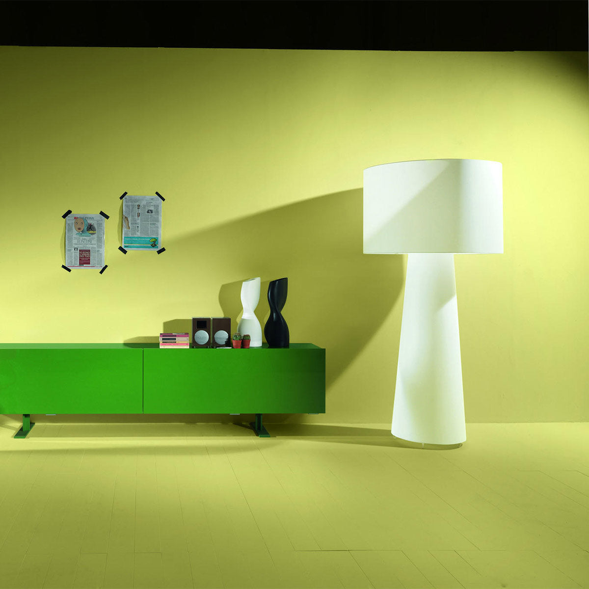 Big Shadow Lamp | White Fabric