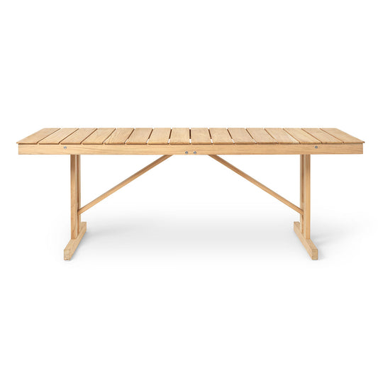 BM1771 Outdoor Dining Table | Untreated Solid Teak