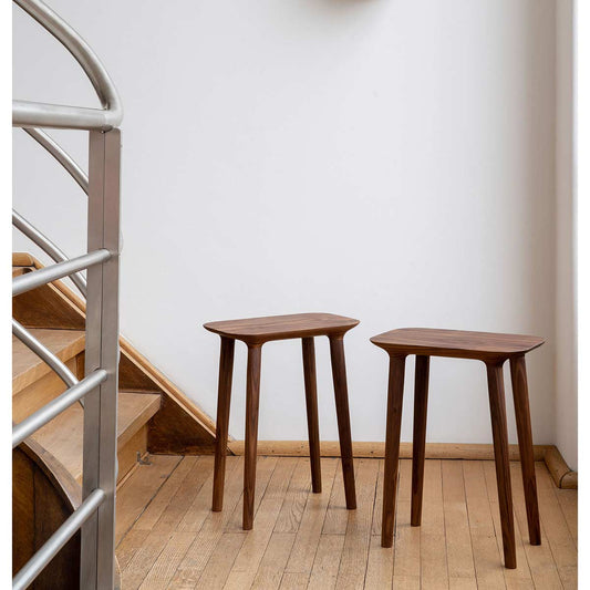 Bon Stool | Ebony Walnut Frame