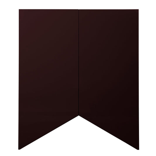 Bridges Cabinet Triangle | Medium in Aubergine Gloss Lacquer