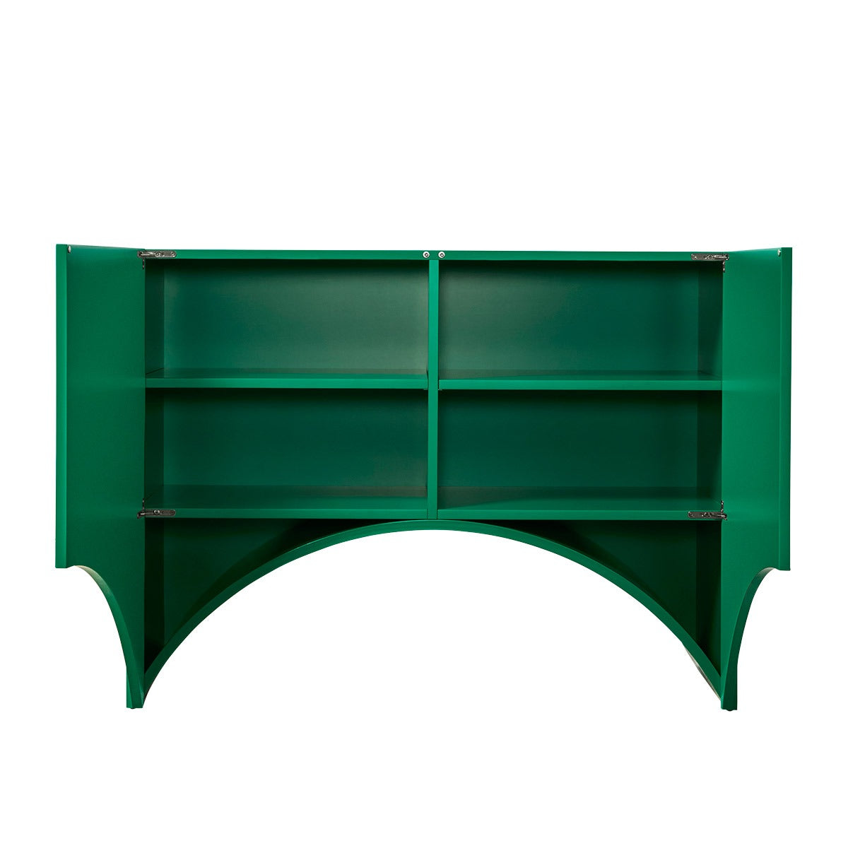 Bridges Cabinet Arch | Small in Green Gloss Lacquer