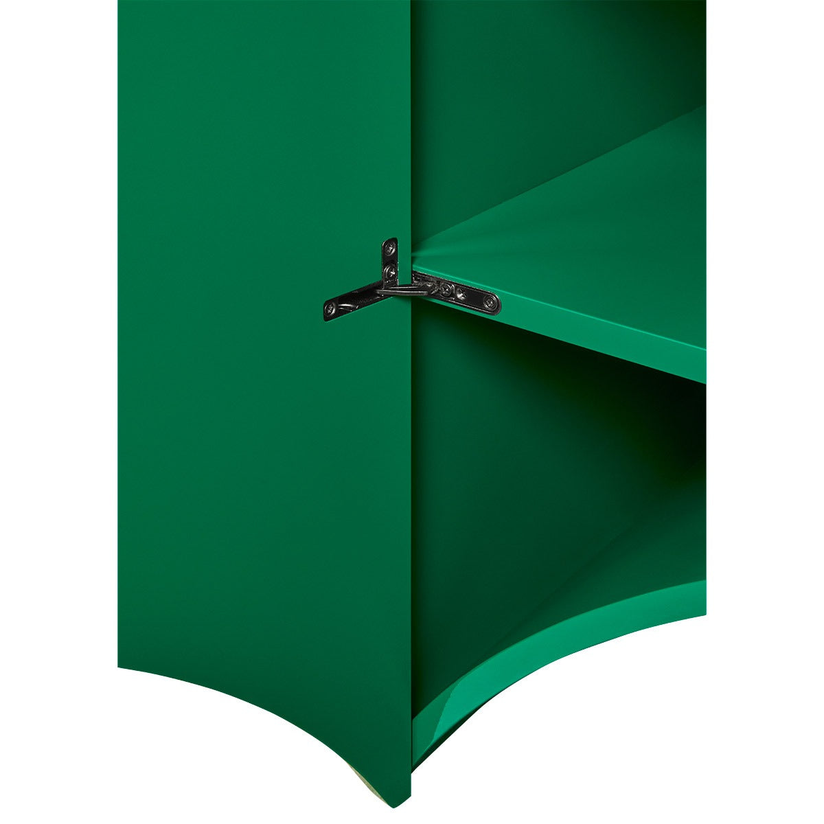 Bridges Cabinet Curtain | Small in Green Gloss Lacquer