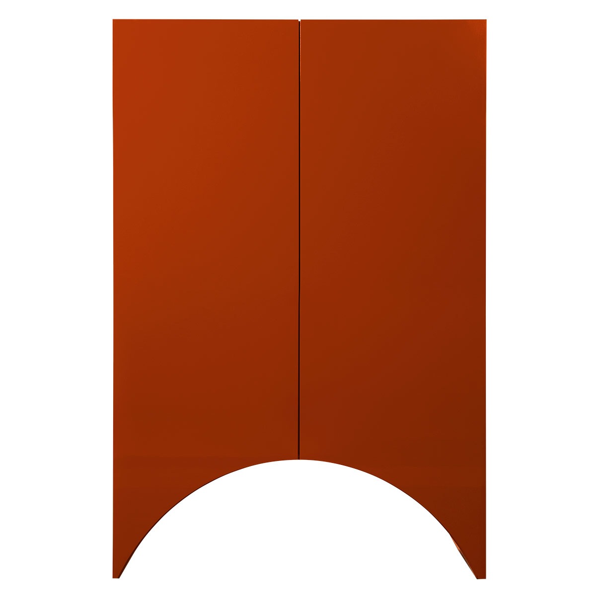 Bridges Cabinet Arch | Large in Red Gloss Lacquer