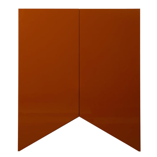 Bridges Cabinet Triangle | Medium in Red Gloss Lacquer