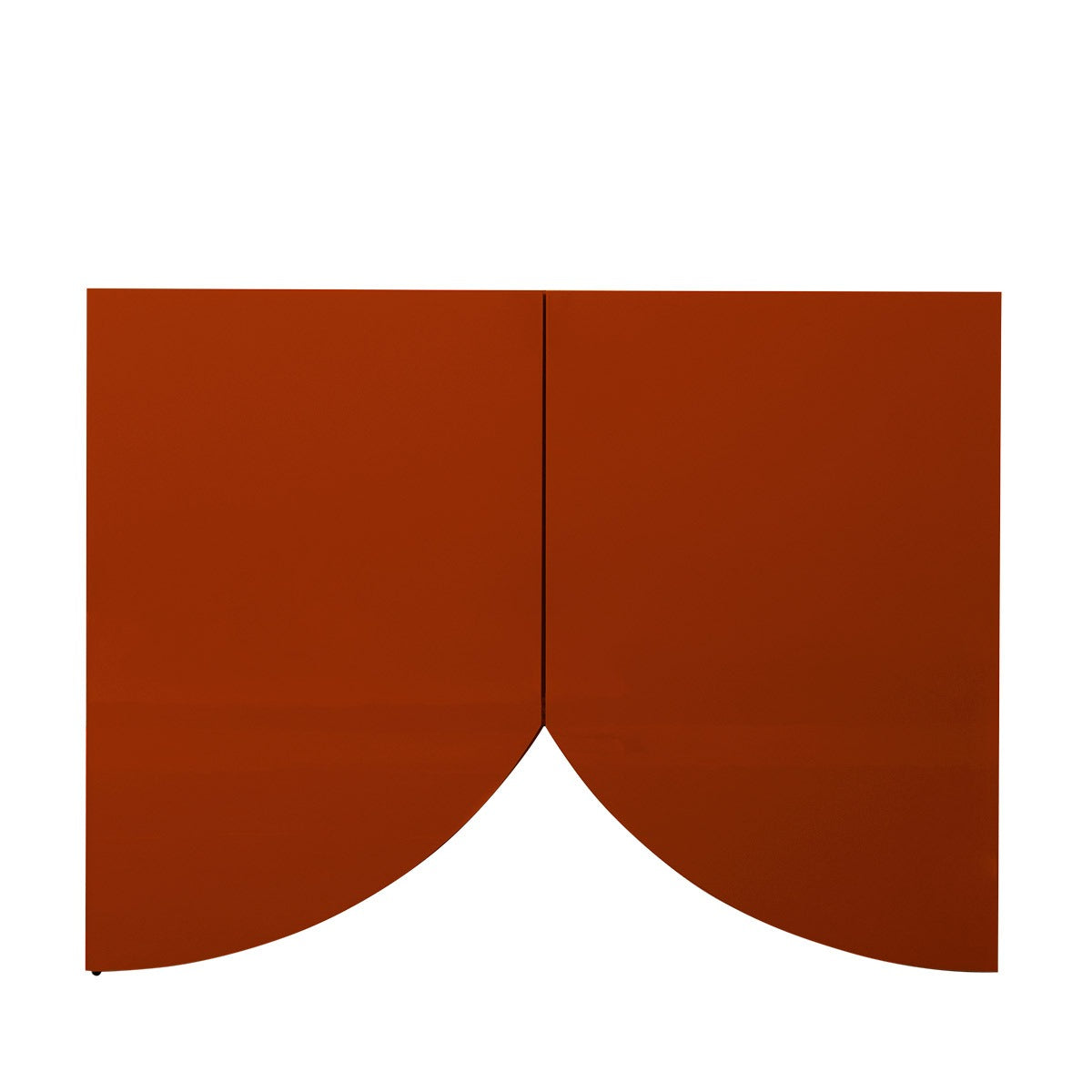 Bridges Cabinet Curtain | Small in Red Gloss Lacquer