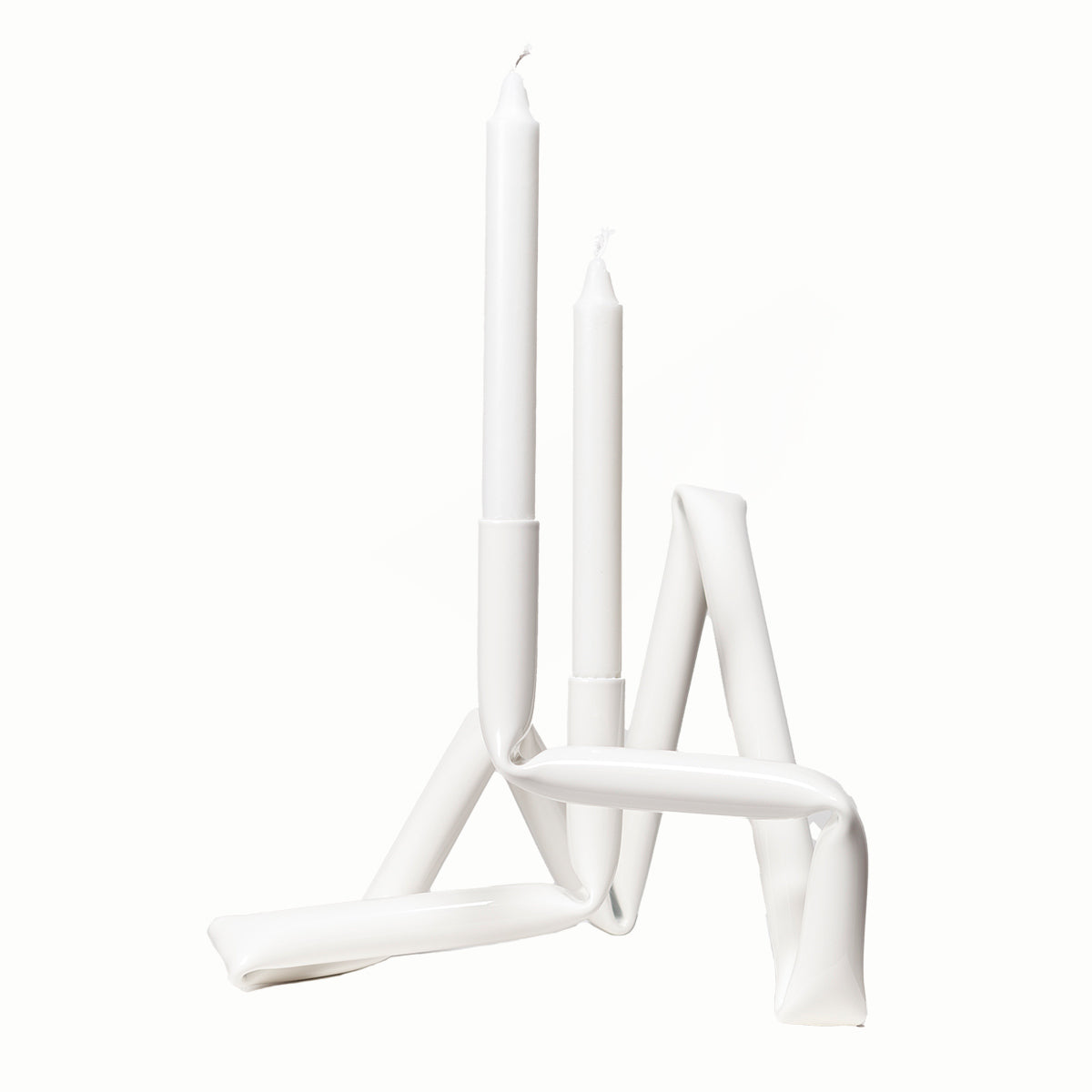 Bucatini Candle Holder | White