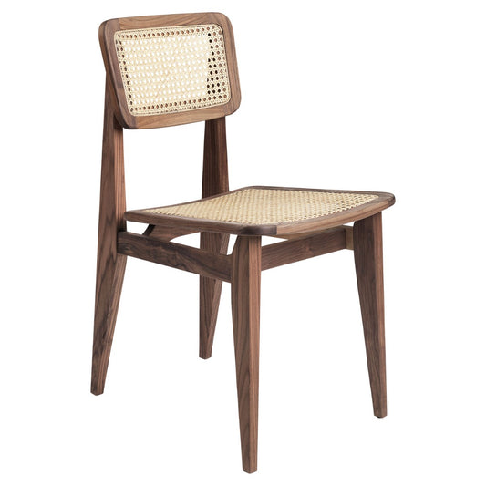 C-Chair French Cane | Oiled American Walnut Frame