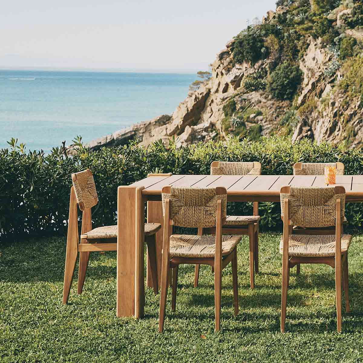 C-Chair Outdoor Dining Chair | Woven Polyethelene Cord