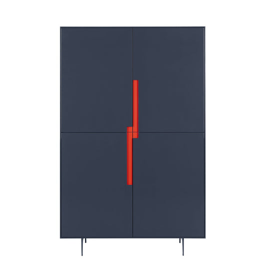 Canvas Cabinet | Steel Blue Body and Legs