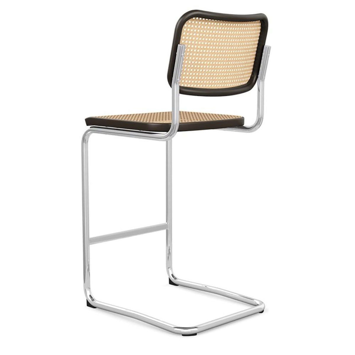 Cesca Counter Stool | Black Stained Beech with Natural Cane