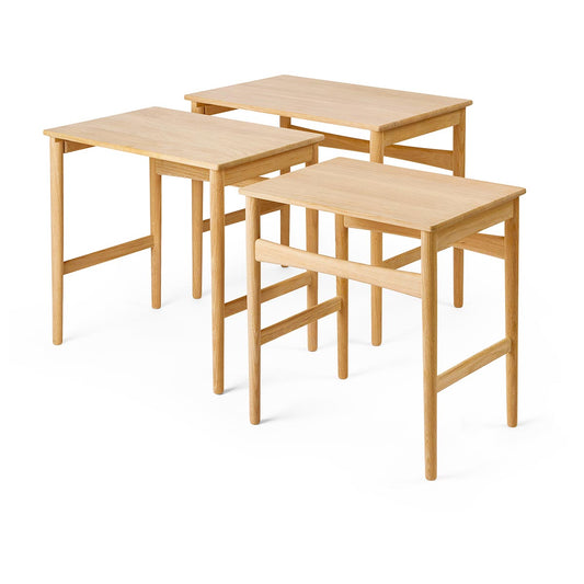 CH004 Nesting Tables | Oak Oiled Top