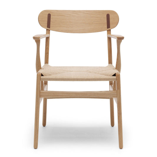 CH26 Dining Chair | Natural Papercord Seat Oiled Oak Frame