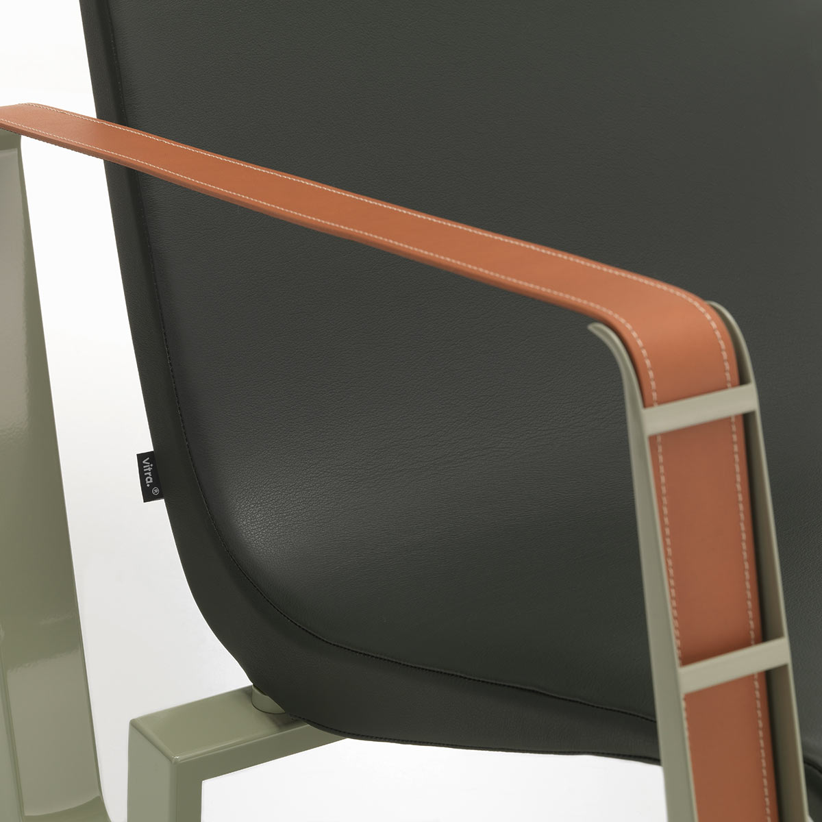 Cite Armchair | Premium Leather Jade 59