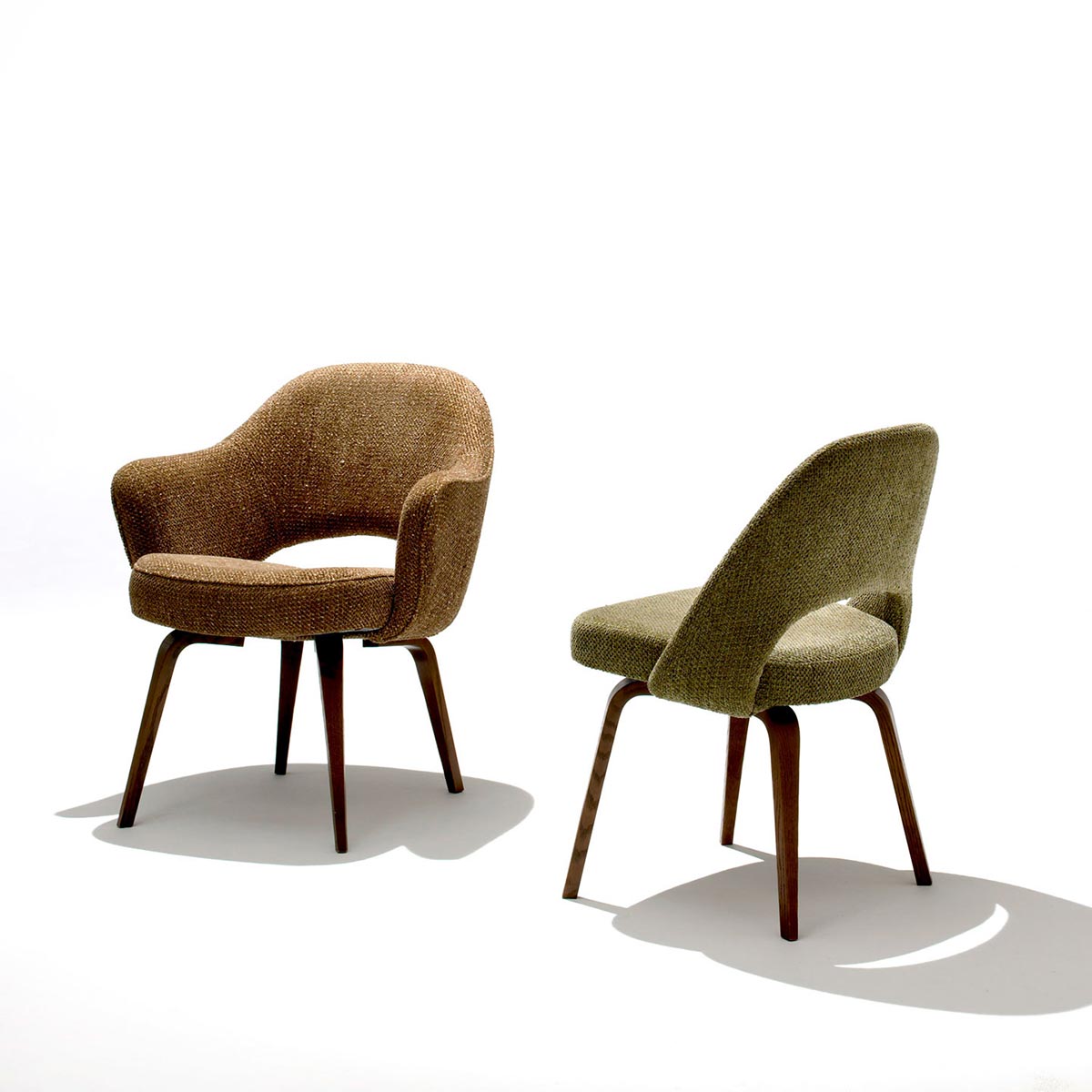 Conference Armchair Relax | Light Brown 19 West Fabric Upholstery