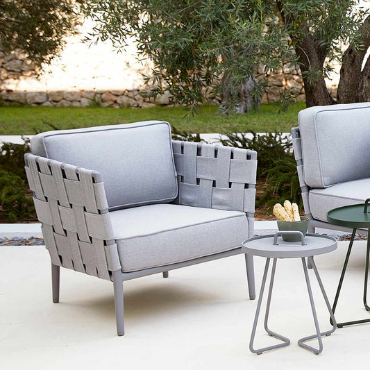 Conic Lounge Chair | Light Grey Air Touch Fabric
