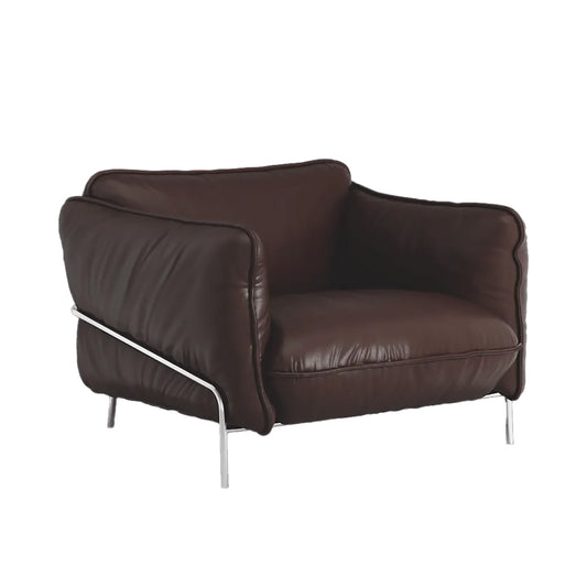 Continental Easy Chair | Nut Elmosoft Leather 54035