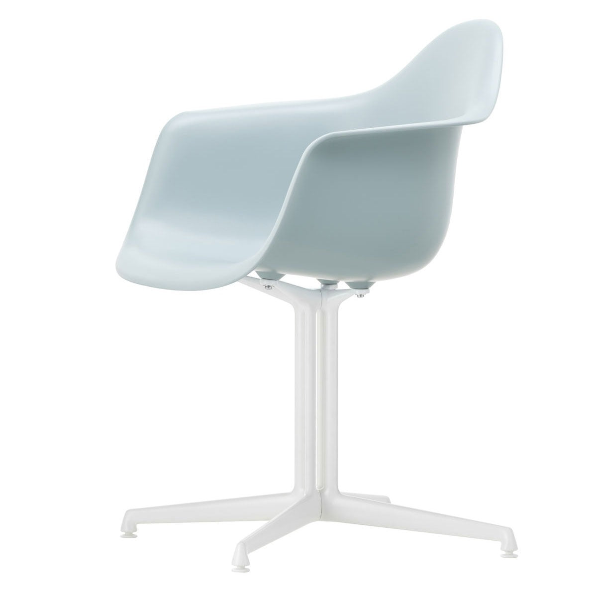 DAL Eames Plastic Armchair | Polypropylene Seat Shell in Ice Grey