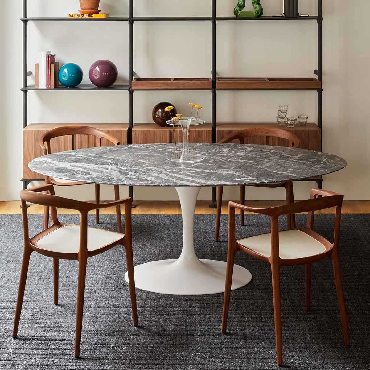 DC10 Dining Chair | Beige Mesh Seat
