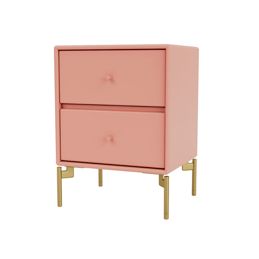 Drift Bedside Table | Rhubarb Lacquer