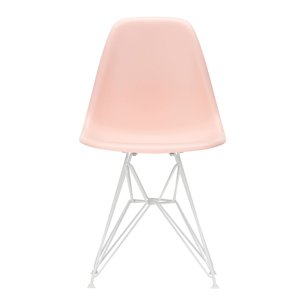 DSR Eames Plastic Side Chair | Polypropylene Seat Shell in Pale Rose
