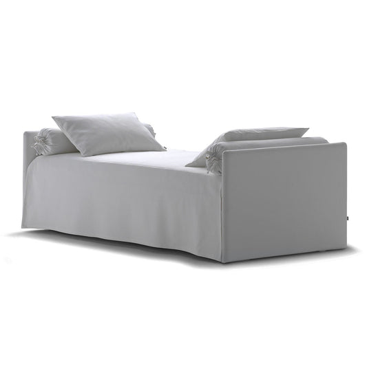 Duetto Bed Complete | Everest 791 Off White Fabric