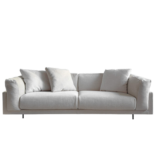 Echoo Sofa 222cm | White 01 Khali Upholstery