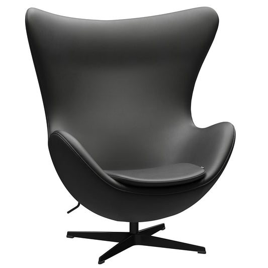 Egg Chair | Black Essential Leather Upholstery