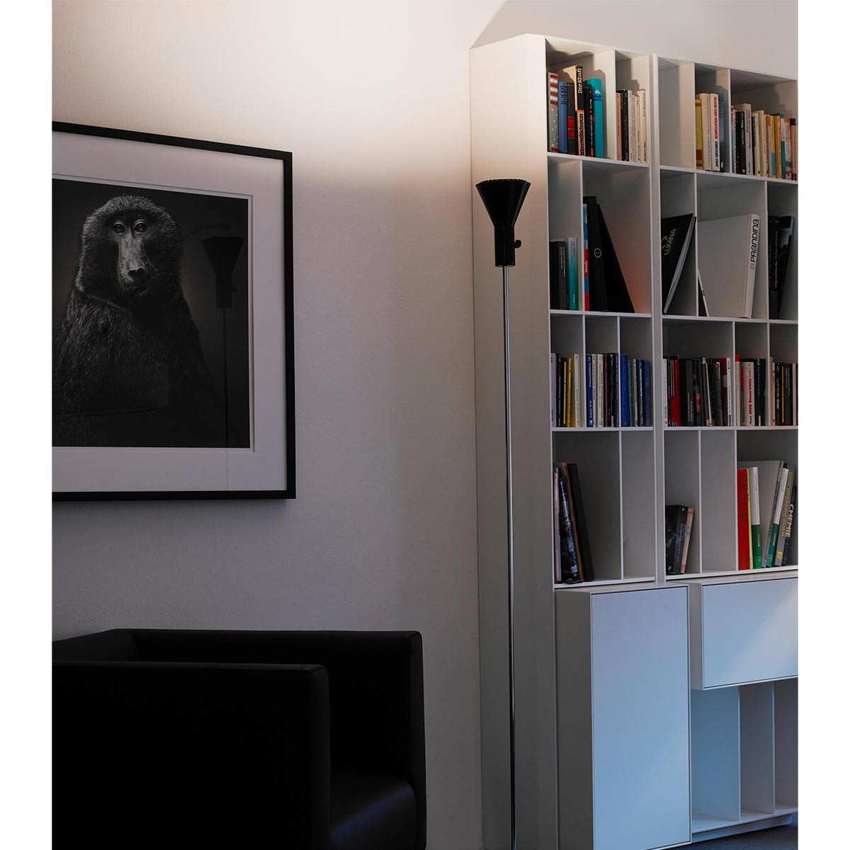 ES 57 Uplighter | Black Lacquered Base and Reflector