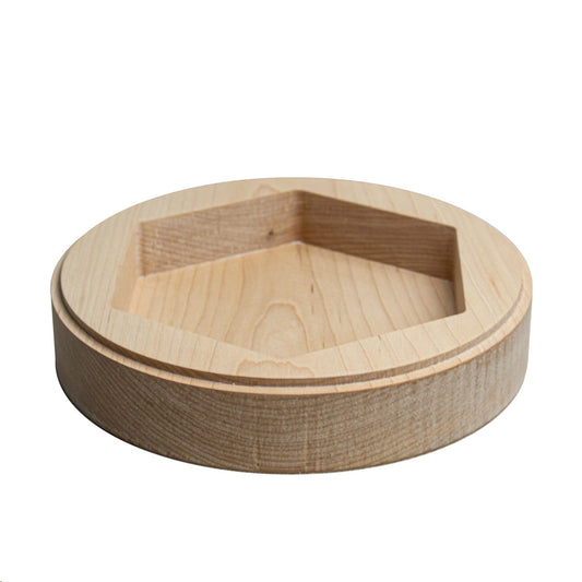 Stack Tray | Maple with Hexagon Recess