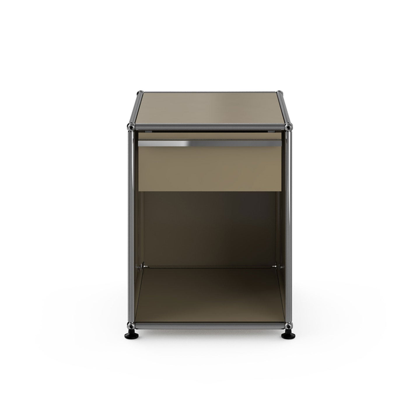 USM Pedestal 1 Drawer | Beige Lacquer Panels
