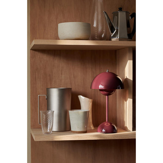 Flowerpot Portable Table Lamp | Dark Plum