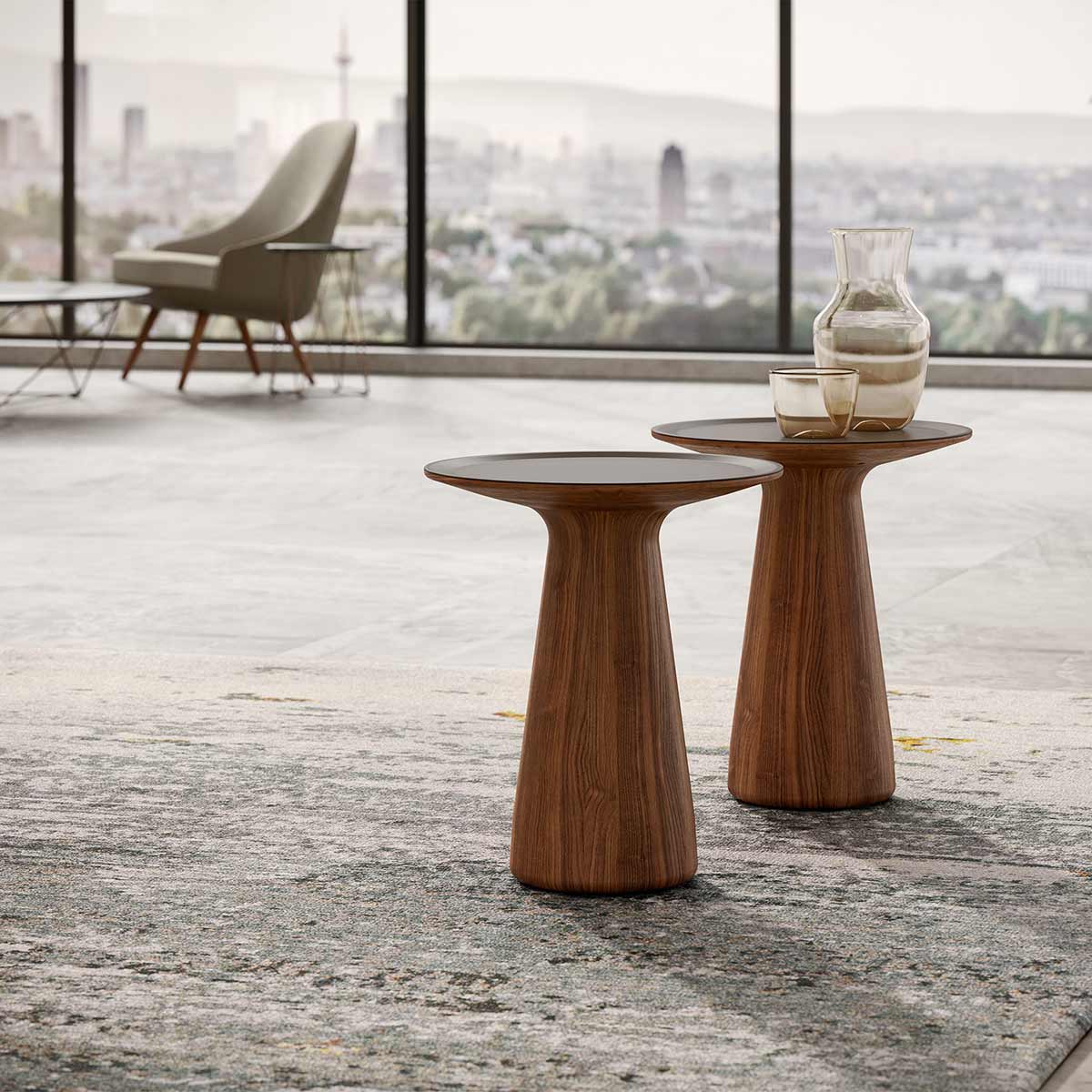Foster 620 Side Table | Matt Bronze Coloured Top