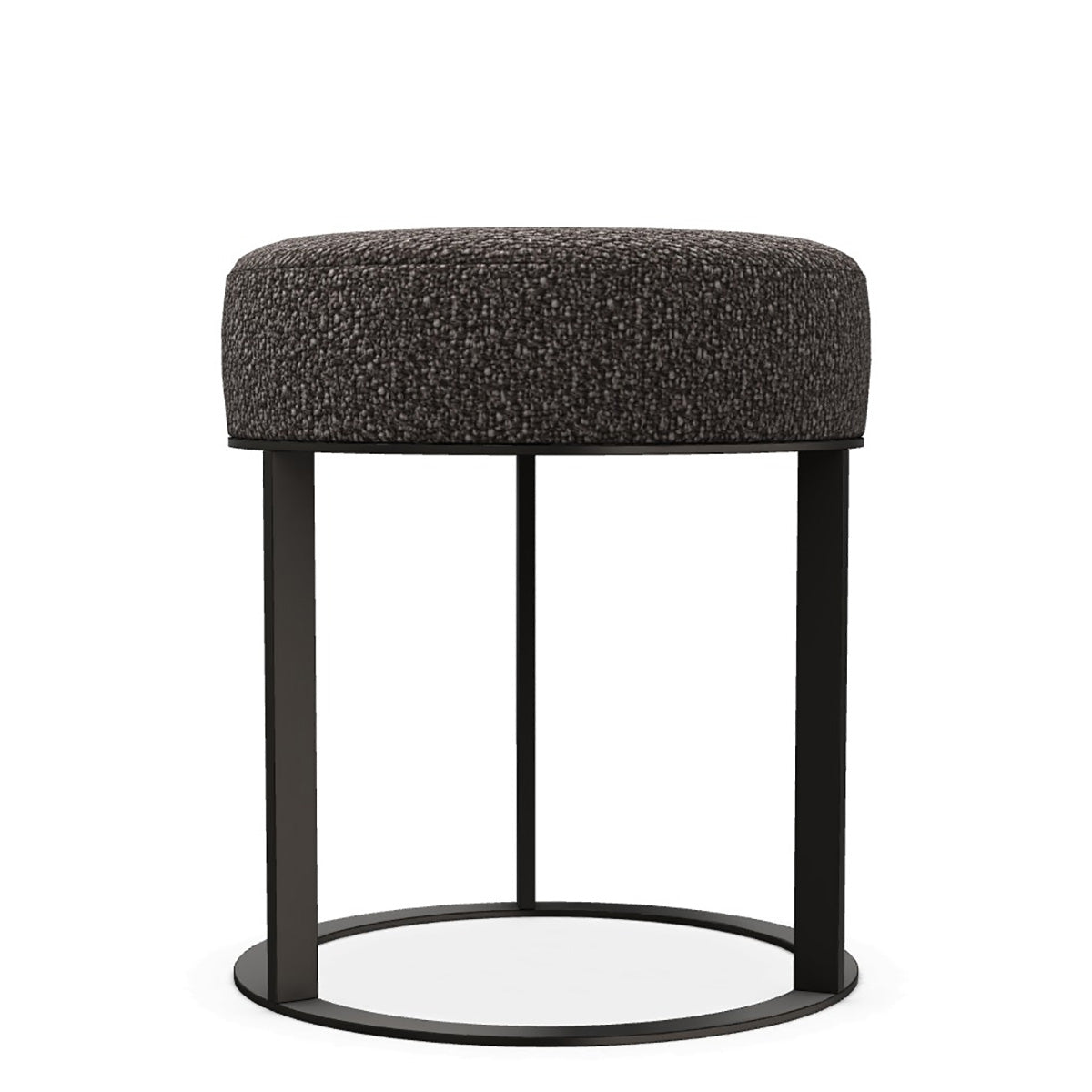 Frank Ottoman | Grey Melange Antille Fabric Seat