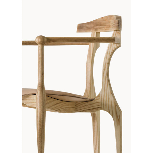 Gaulino Easy Chair | Natural Hide Seat