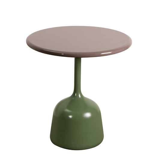 Glaze Coffee Table Small | Taupe Glazed Lava Stone Top