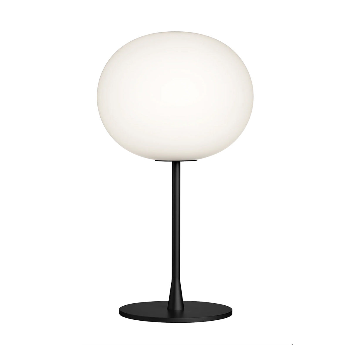 Glo-Ball T1 Small Table Lamp | Matt Black Stem and Base