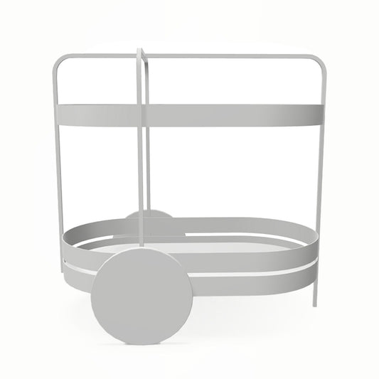 Grace Trolley | Grey White Powder Coated
